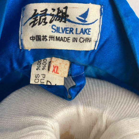 Vintage 1970’s Luck Dragon Chinese Pure Silk Long Robe - Picture 3 of 5